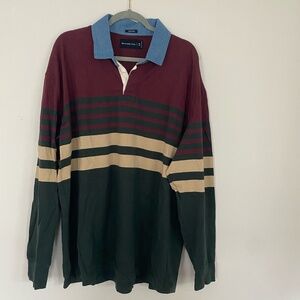 Abercrombie mens XL Rugby Polo